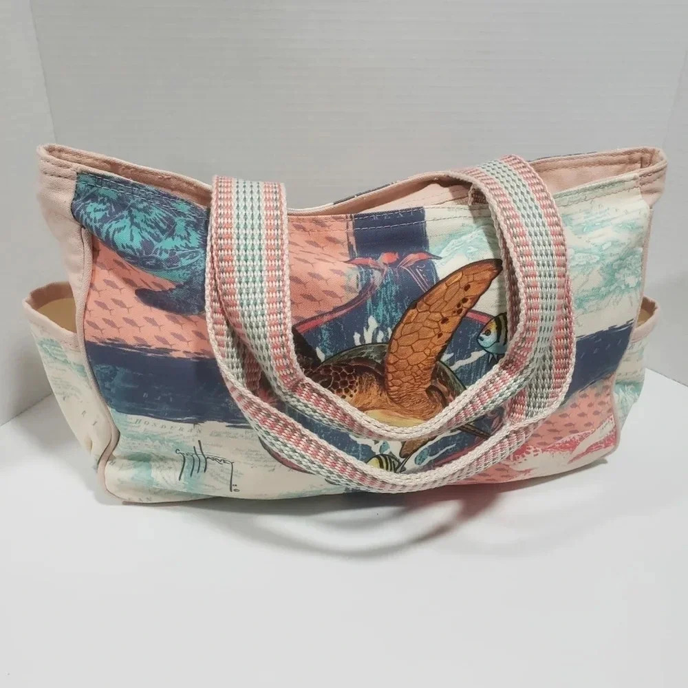 Guy Harvey Womans Canvas Tote Bag.